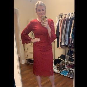Rachel Parcell Lace Holiday Dress